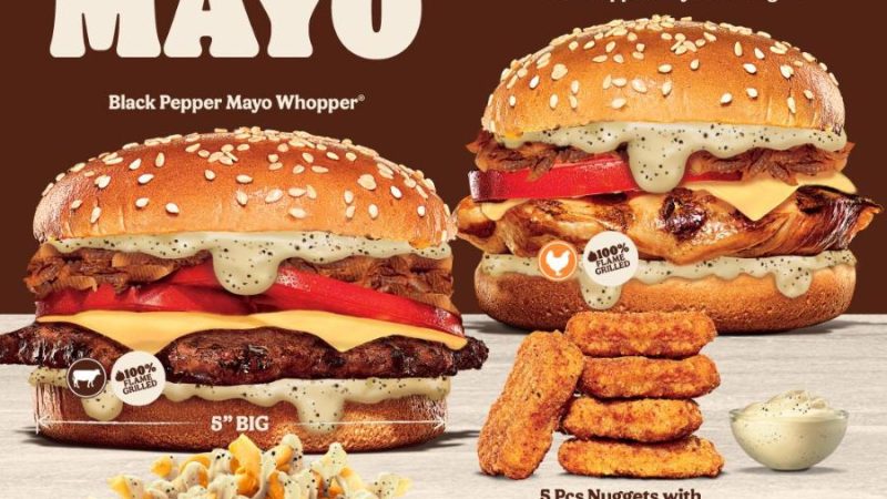 Burger King Introduces an All-New Flavour Series – Black Pepper Mayo