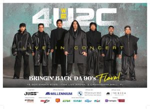 Kumpulan 4U2C bergambar bersama untuk promosi konsert WE 4U2C 2025