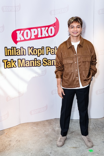 Syafiq Kyle di majlis pelancaran rasmi kempen Kopiko Pekat Tak Manis Sangat