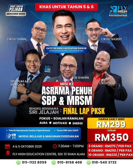 Poster Bengkel Final PKSK ke Asrama Penuh 2025