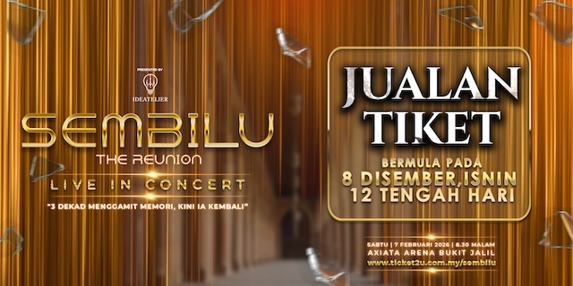 Poster promo jualan tiket Sembilu The Reunion Live In Concert 2026