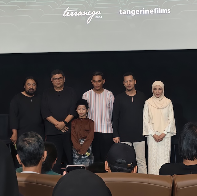 Barisan pelakon utama Brandfilm Raya D’Herbs 2026 “Ya, Abah Saya Security”