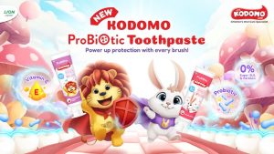 elancaran Kodomo Probiotic Toothpaste untuk cegah kaviti kanak-kanak