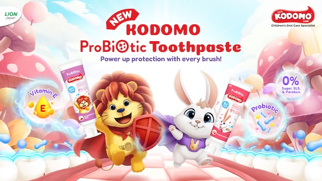 elancaran Kodomo Probiotic Toothpaste untuk cegah kaviti kanak-kanak