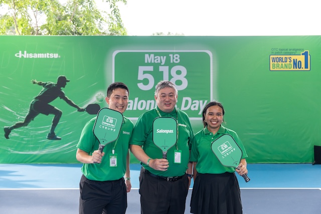 Suasana meriah acara Salonpas Day bersama aktiviti komuniti dan sukan pickleball