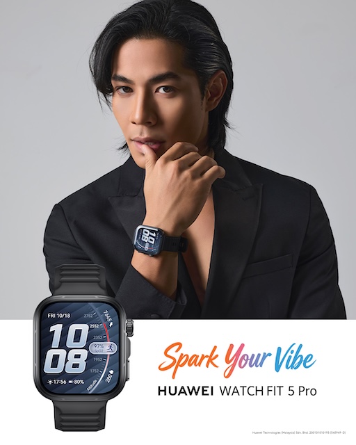 HUAWEI WATCH FIT 5 Series tampil moden dan sporty untuk gaya hidup aktif