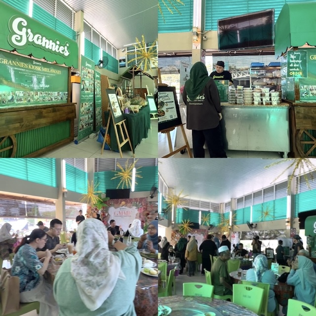engunjung menikmati hidangan sarapan pagi di Grannies Kiosk Melawati
