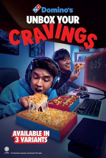 Domino's Malaysia memperkenalkan kempen Unbox Your Cravings