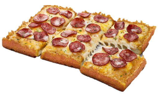 Domino's Thick Crunch Pizza Cheesy Pepperoni
