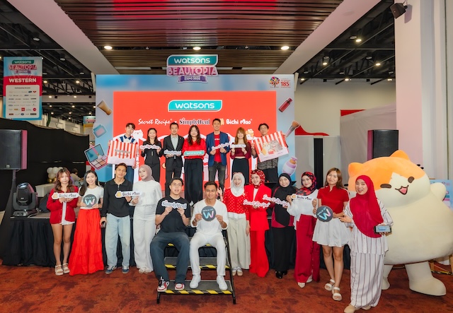 Suasana pelancaran Secret Recipe SimplyHeal Bichi Mao di Watsons Beautopia 2026