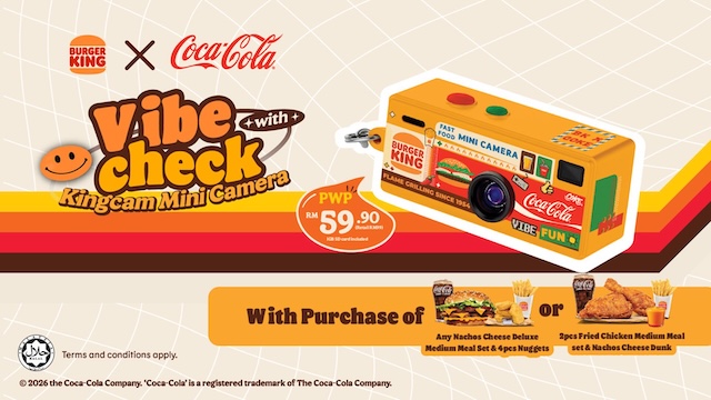 Burger King KingCam Mini Camera edisi terhad bersama Coca-Cola