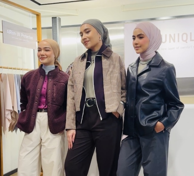 UNIQLO Hijab Malaysia koleksi pertama 2026 menampilkan Yuna, Erysha Emyra dan Qasrina Karim