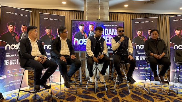 Sidang media Nastia Project: Soul Journey bersama Nastia, Fynn Jamal dan Amir Jahari