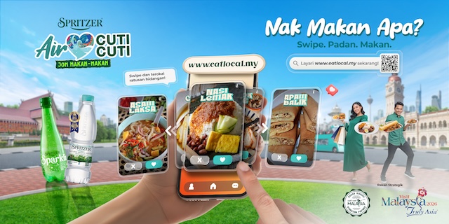 Air Love Cuti-Cuti: Jom Makan-Makan oleh Spritzer dan Tourism Malaysia