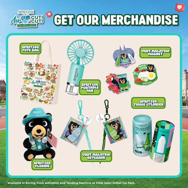Koleksi merchandise eksklusif Air Love Cuti-Cuti: Jom Makan-Makan